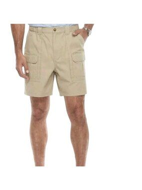 Croft & Barrow 9" Cargo Shorts, Sculpted Stone, 52